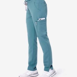 Like New Figs Hydrogreen Yola Skinny Scrub Pants